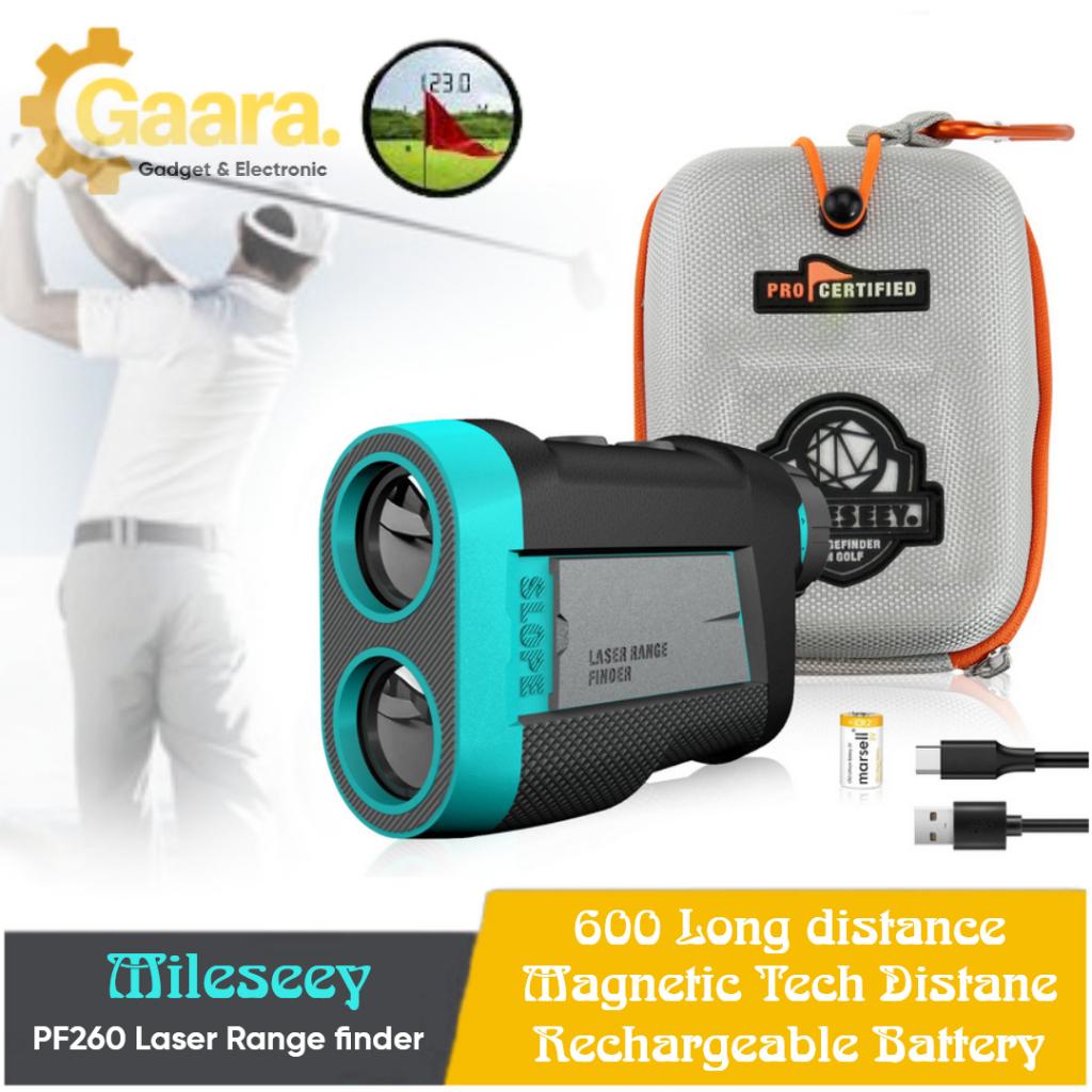 Jual Mileseey PF260 Laser Range finder Golf Telescope 600m Telescope