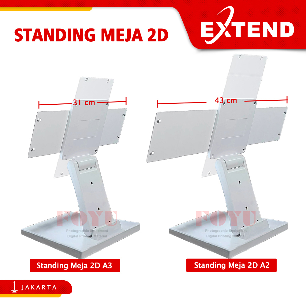 Jual Aksesoris Listro Light Pad Banner Poster Standing Meja Menu 2D A3 ...