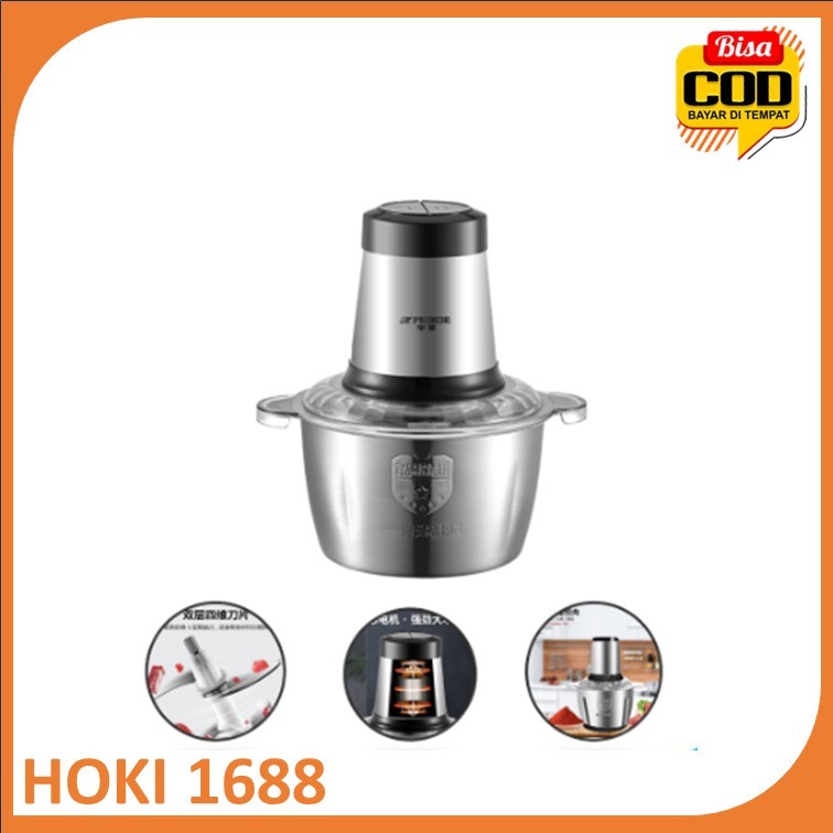 Jual Blender Daging Chopper Stainless 2L Penggiling Daging Multifungsi ...