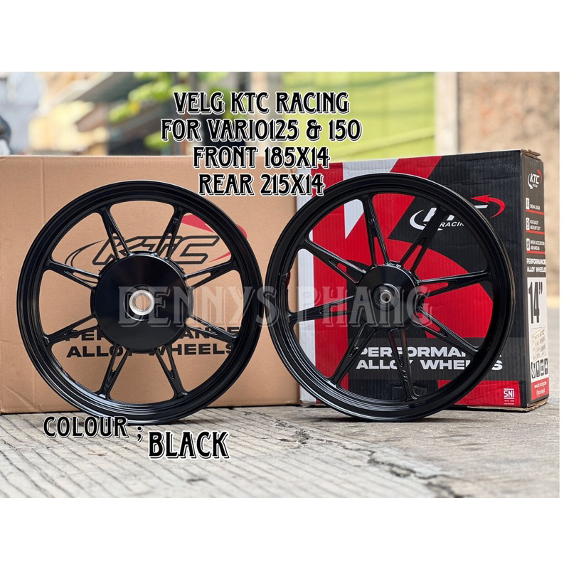 Jual VELG KTC RACING RING 14 SPECTRE ORIGINAL VARIO 125 VARIO 150 ...