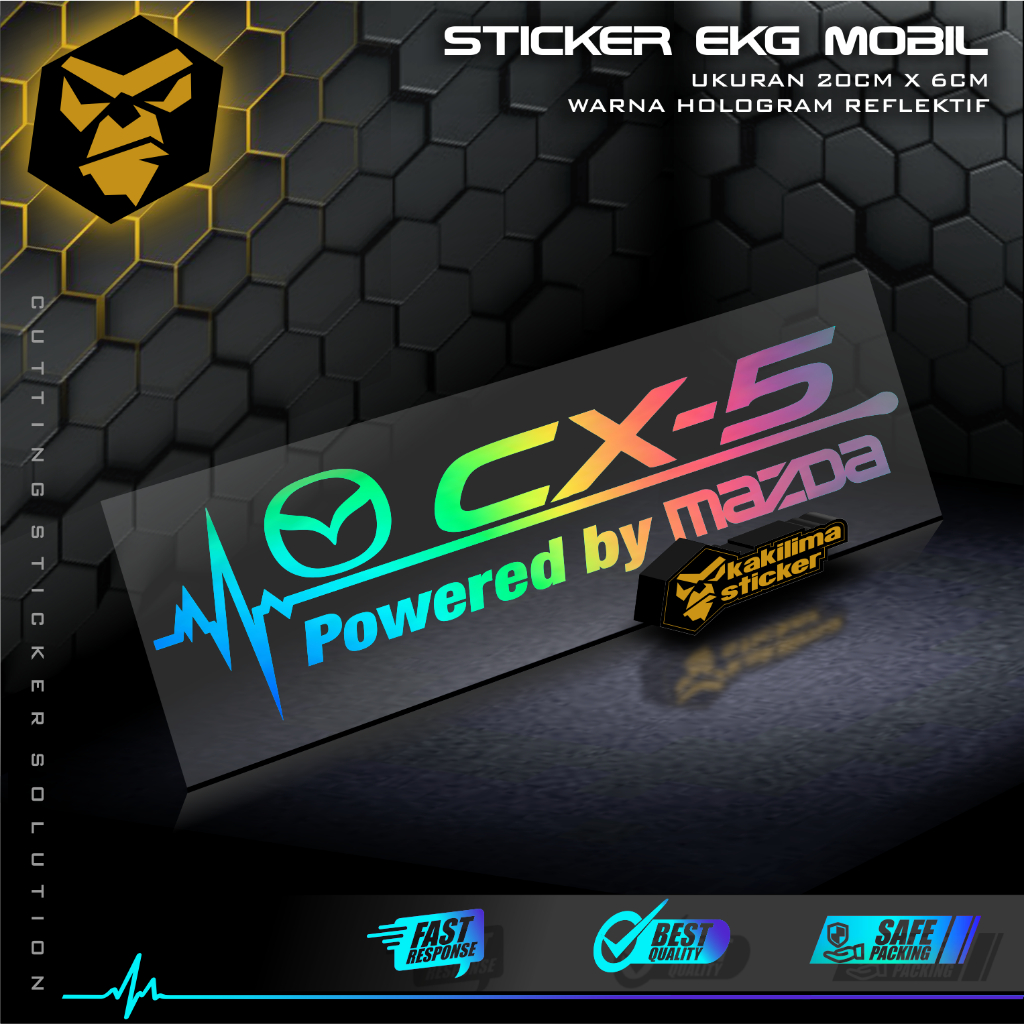 Jual Sticker EKG Logo Mobil Mazda, Mazda2, Mazda3, Mazda6, CX-5, Rx-7 ...