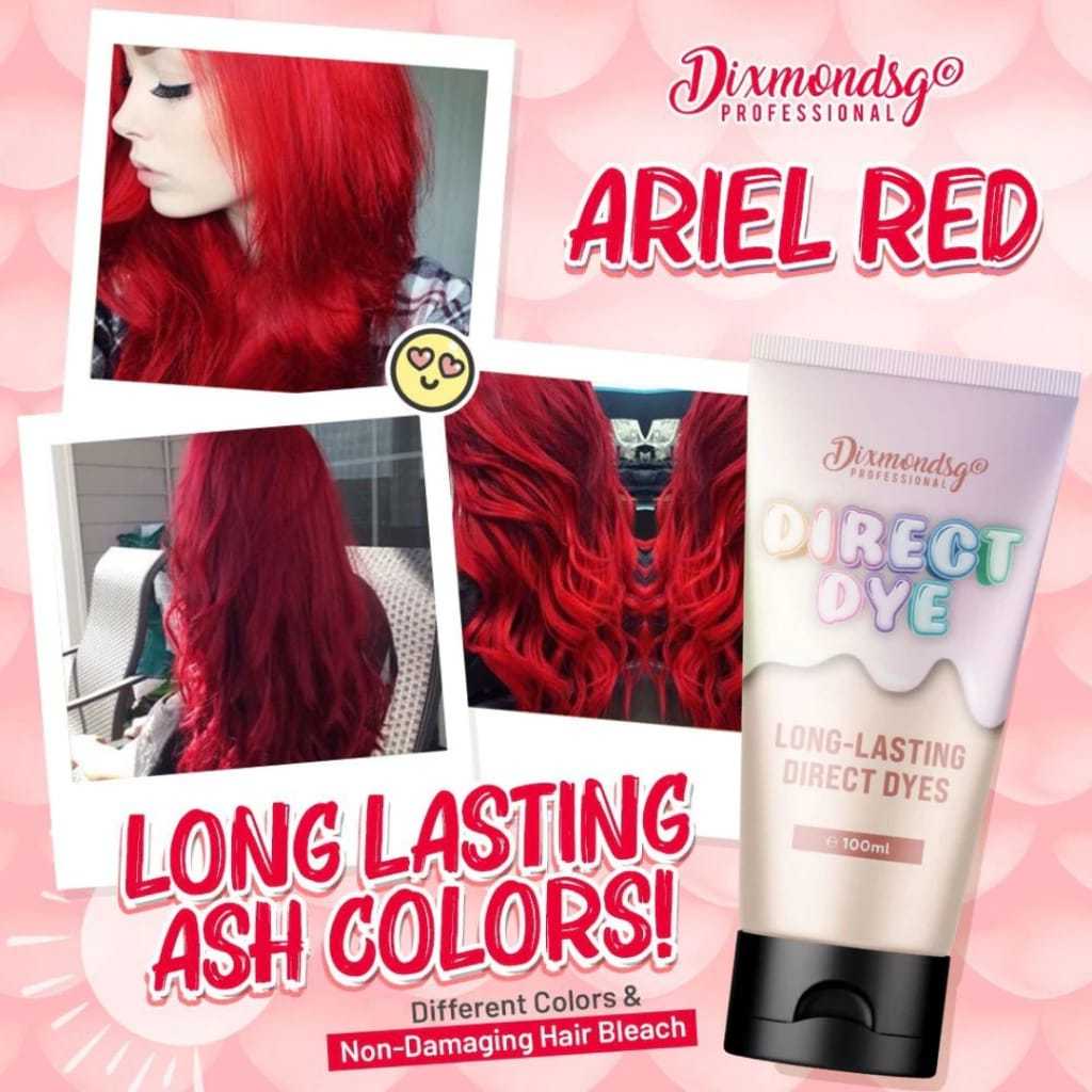 Jual Cat Rambut DixmondSg Ariel Red Hair Dye | Shopee Indonesia