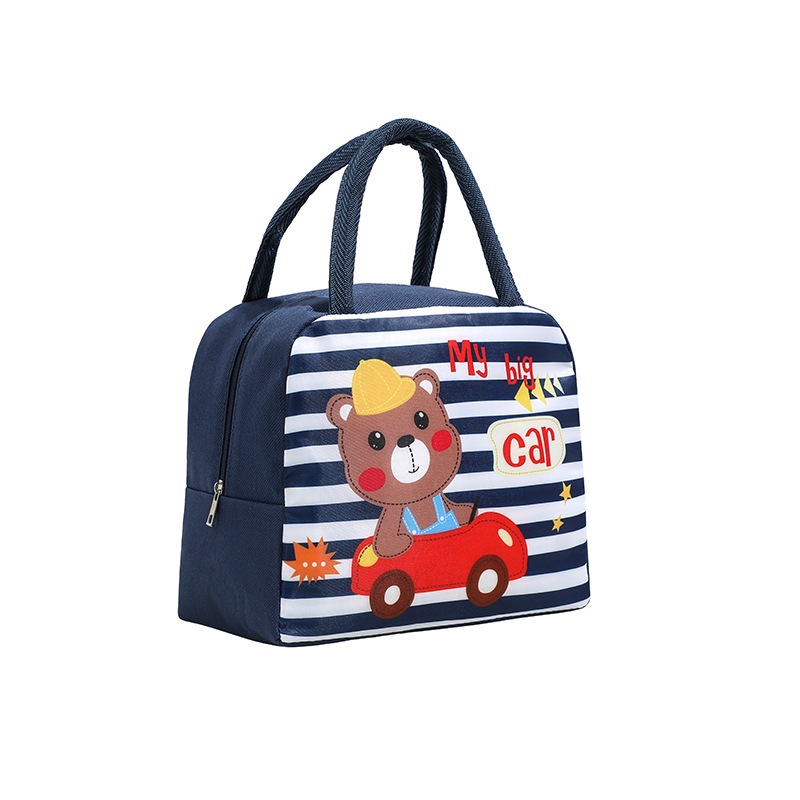 WD Tas Bekal Anak Karakter Tas Penyimpanan Kotak Makan Tahan Panas Tas  Bekal Makan Siang Lunch Bag Tas Bekal Anak LB4