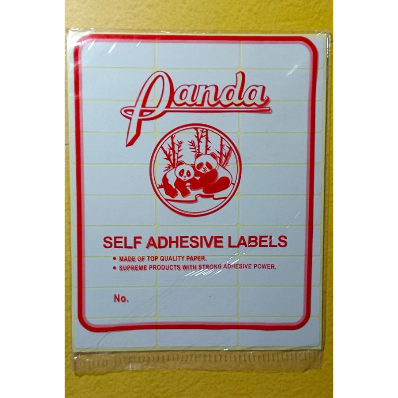 Jual KERTAS/STIKER LABEL HARGA PANDA POLOS NO.107-113-123 (1 PACK ...