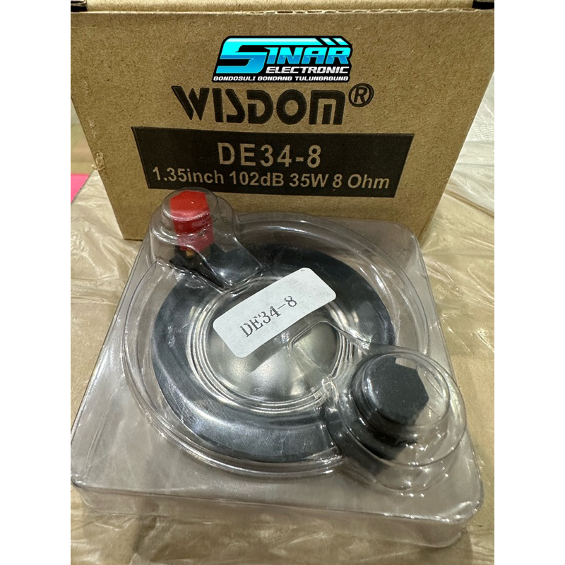 Jual SPUL TWEETER WISDOM DE34-8 Original | Shopee Indonesia