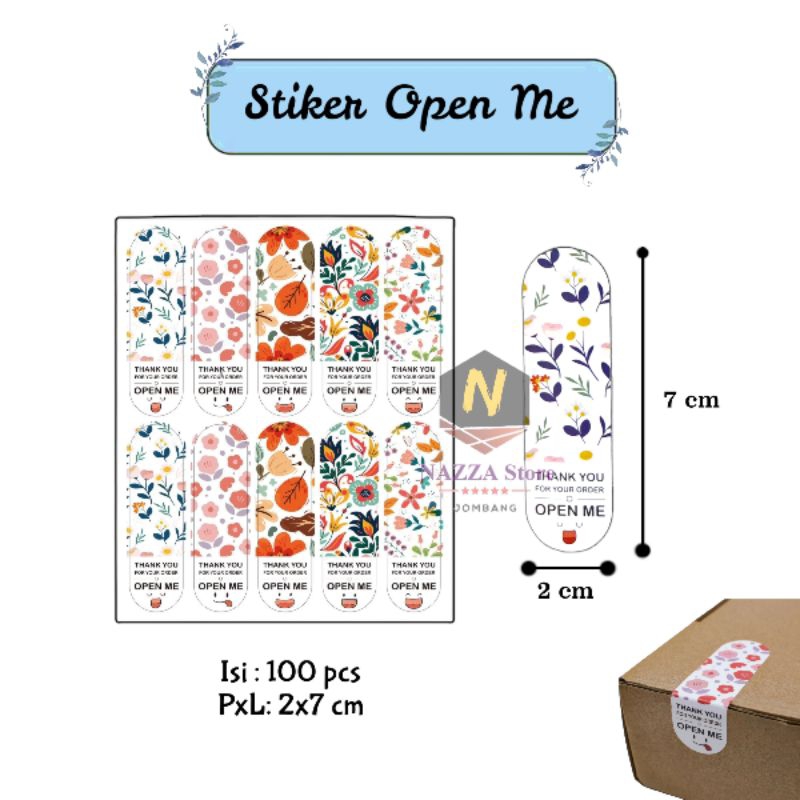 Jual Stiker Open Me 1 pack | Shopee Indonesia