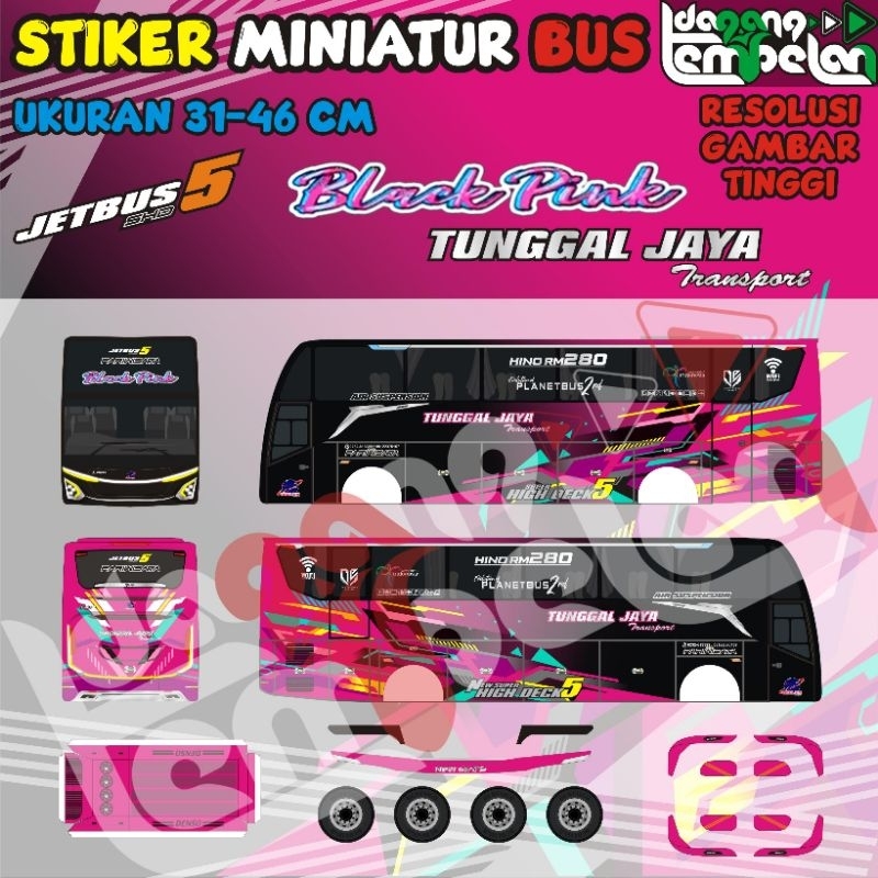 Jual Stiker Miniatur Bus Tunggal Jaya Shopee Indonesia