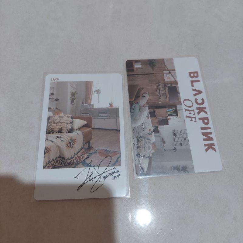 Jual Blackpink The Girls Ost Game Bptg Pola Photocard Official Jisoo Shopee Indonesia 