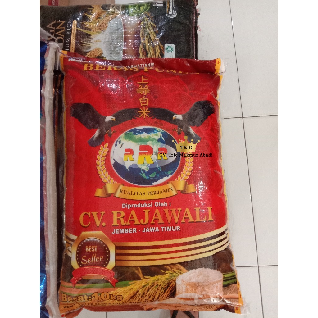 Jual Beras Putih Cap Rajawali Merah 10kg Grosir | Shopee Indonesia