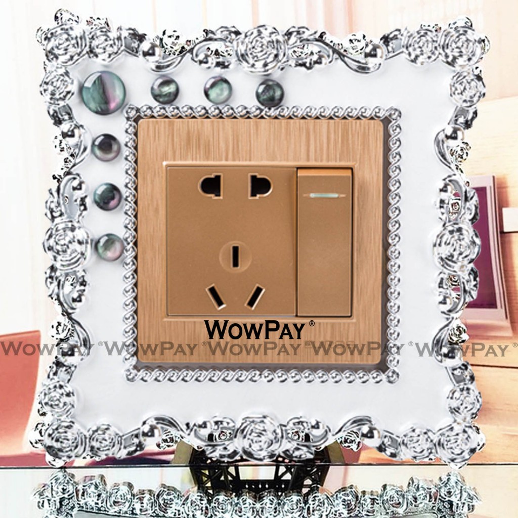 Jual WowPay Wall Sticker Dinding 3D Frame Bingkai Saklar Switch ...
