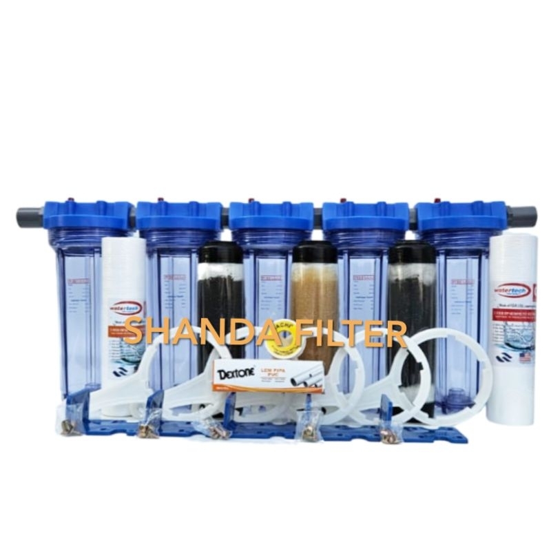 Jual Paket Filter Air Tahap Zat Berbesi Kapur Clear Drat