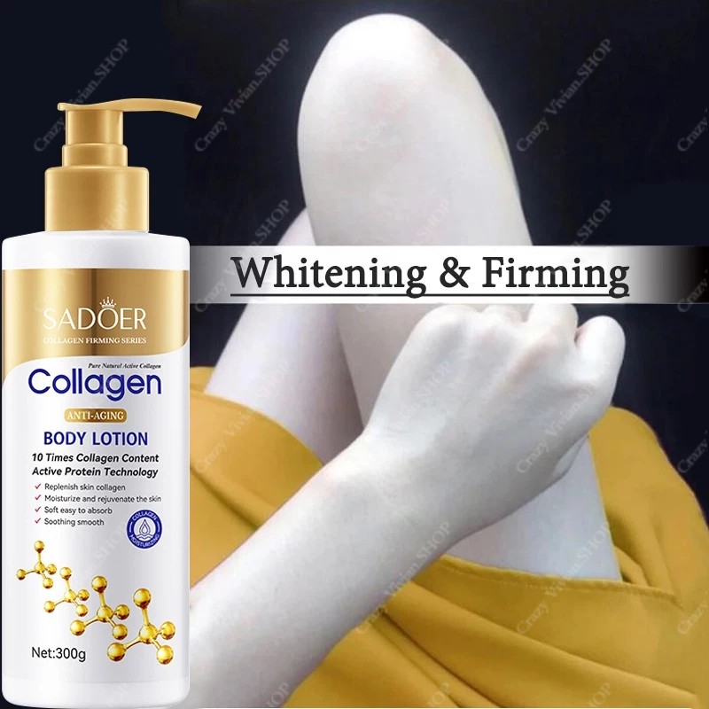 Jual Body lotion pemutih Kolagen Kolagen pemutih 300ml Menghidrasi dan