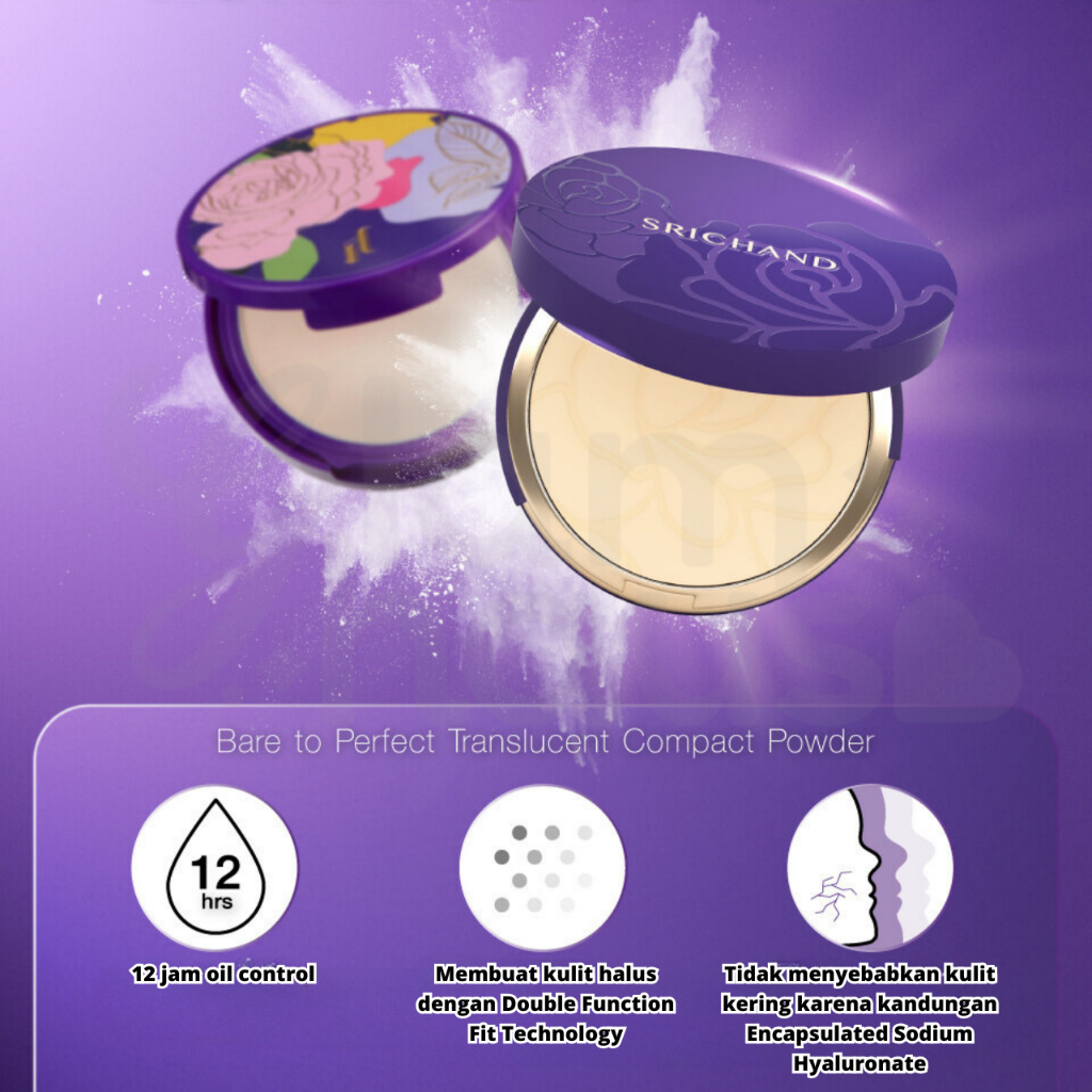 Jual Srichand Bare To Perfect Translucent Compact Powder 4.5G | Bedak ...