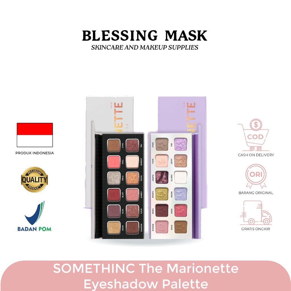Jual SOMETHINC The Eyeshadow Palette 12 eyeshadow ultra