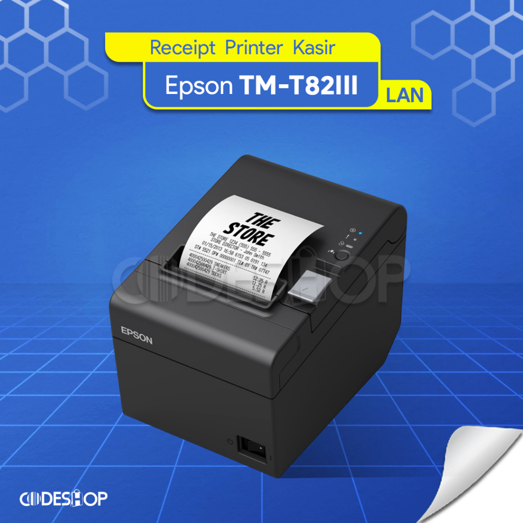 Jual Printer Thermal Epson Tm T82iii Ethernet Lan Cetak Struk Cafe Resto Shopee Indonesia 1781