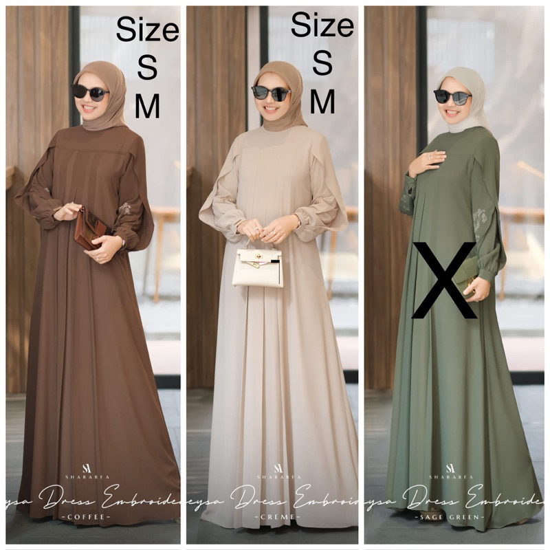 Jual bismillah ready meysa dress by shararea | Shopee Indonesia