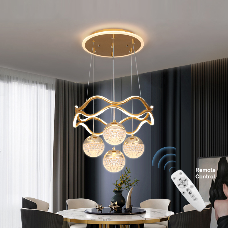 Jual Lampu Hias Lampu Gantung Ruang Tamu 3 Warna Remote Control Meja