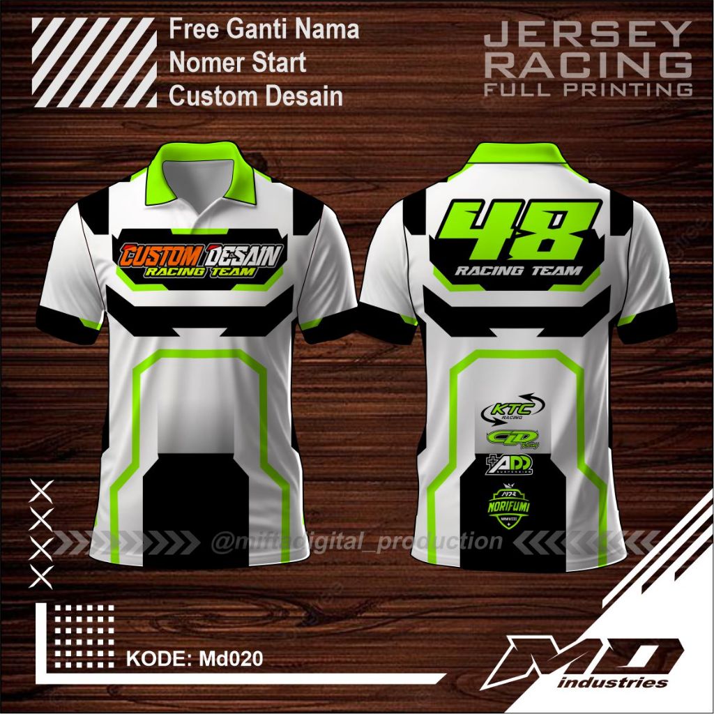 Jual Jersey Team Racing Balap ( Custom Nama ) - Jersey Racing | Shopee ...