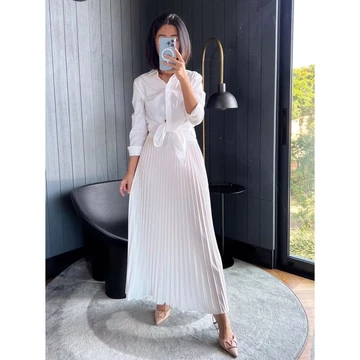 1104 Rok Plisket Premium Rok Plisket Premium Wanita Dewasa