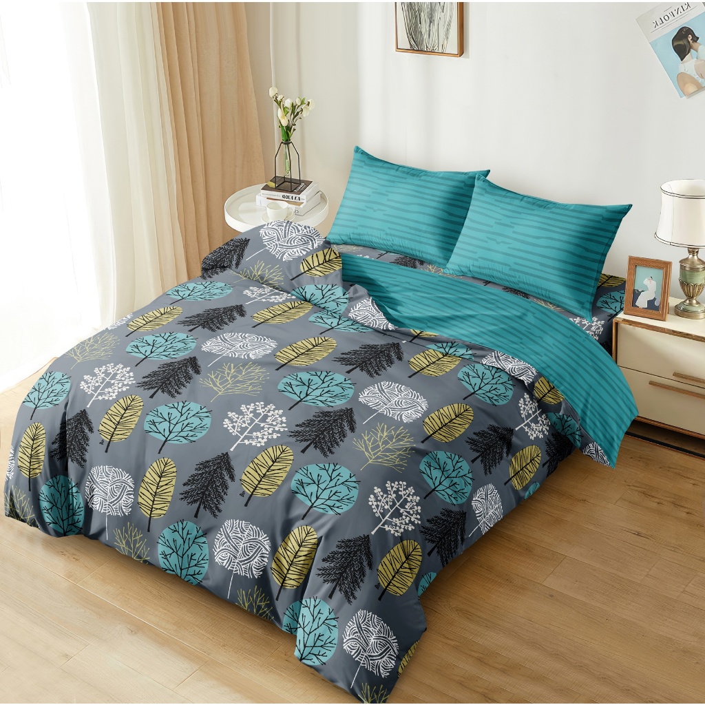 Jual Aloha Bed Cover Set King 180x200 Tinggi 20 Fitted Denta