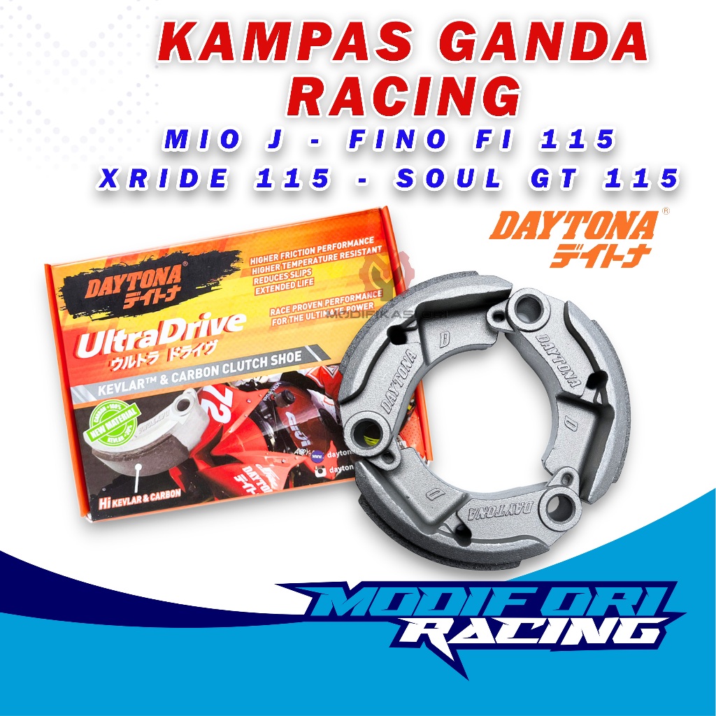 Jual Mio J Kampas Ganda Daytona Xride Cc Soul Gt Mio Sporty Kampas Ganda Daytona Cvt