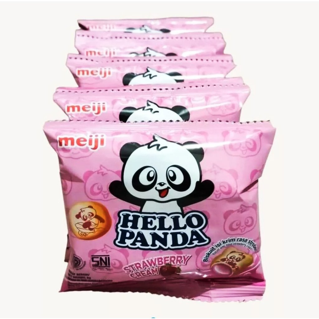 Jual Hello Panda Meiji Renceng isi 10 pcs x 10 gr | Shopee Indonesia
