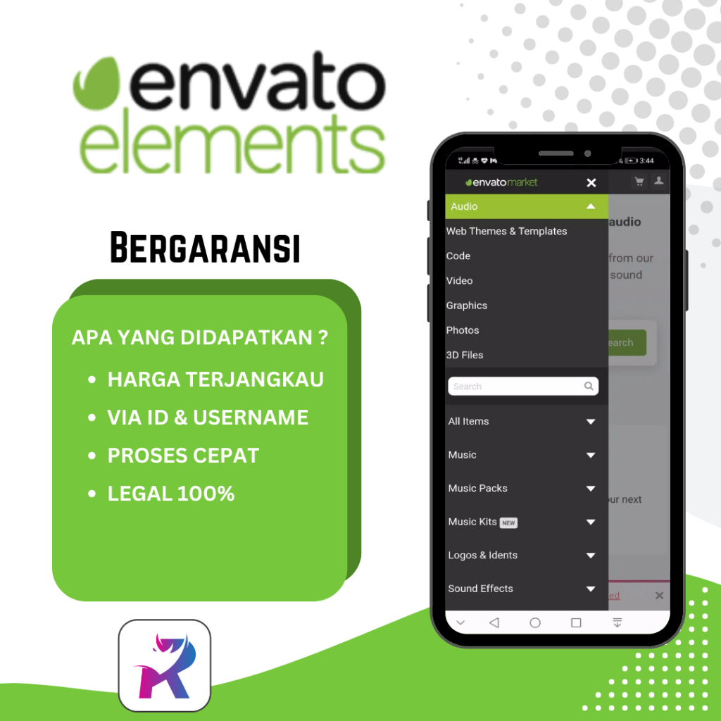 Jual Akun Envato Elements Premium 1 Tahun Garansi Full Shopee Indonesia 5004