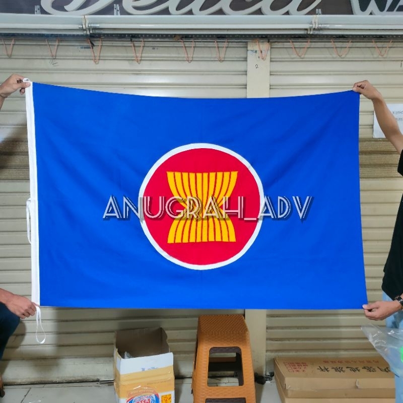 Jual Bendera Aplikasi Logo Asean Ukuran Cm X Cm Shopee Indonesia
