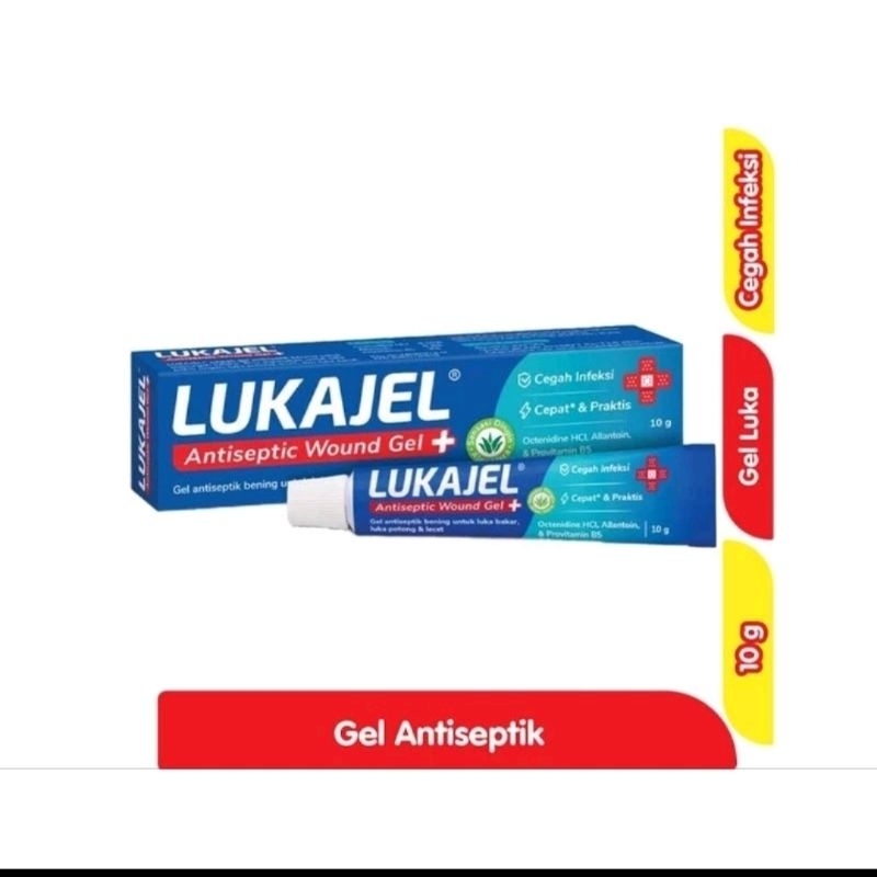 Jual Lukajel Antiseptic Wound Gel 10g Untuk Luka Bakar/Luka Sunat