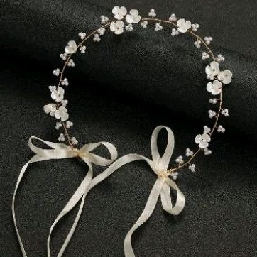 Jual BANDO HIASAN RAMBUT BANDANA BUNGA BRIDE TR39 | Shopee Indonesia