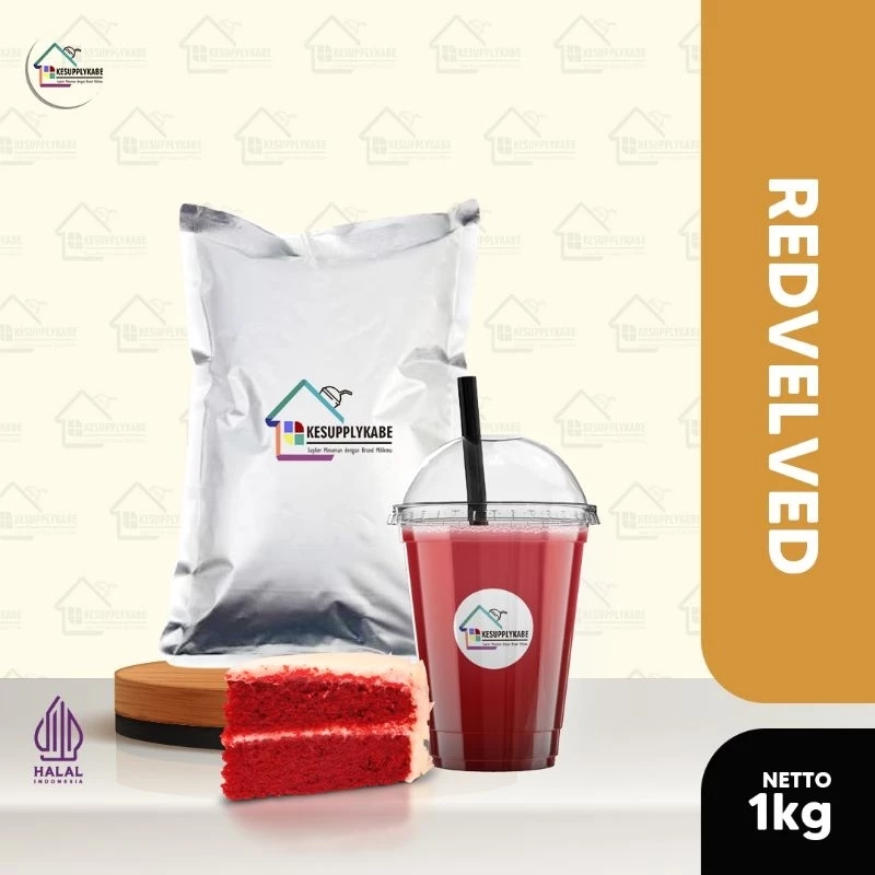 Bubuk Minuman Premium Aneka Rasa MIX (MILKSHAKE Red Velvet Powder)