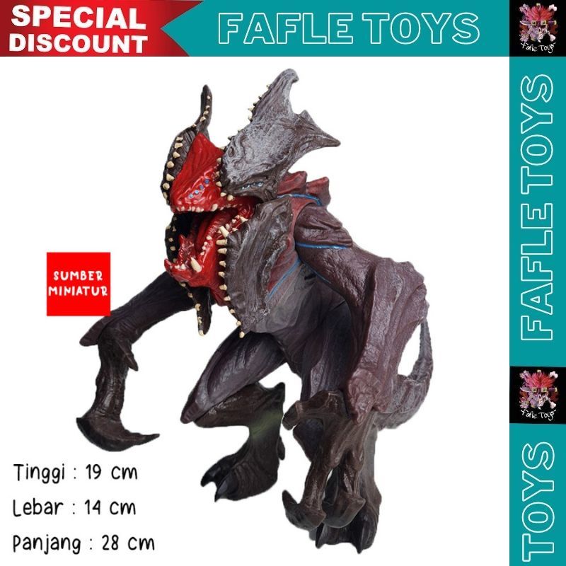 Jual Monster Pacific Rim 2 Uprising Monster Kaiju Raijin Figure ...