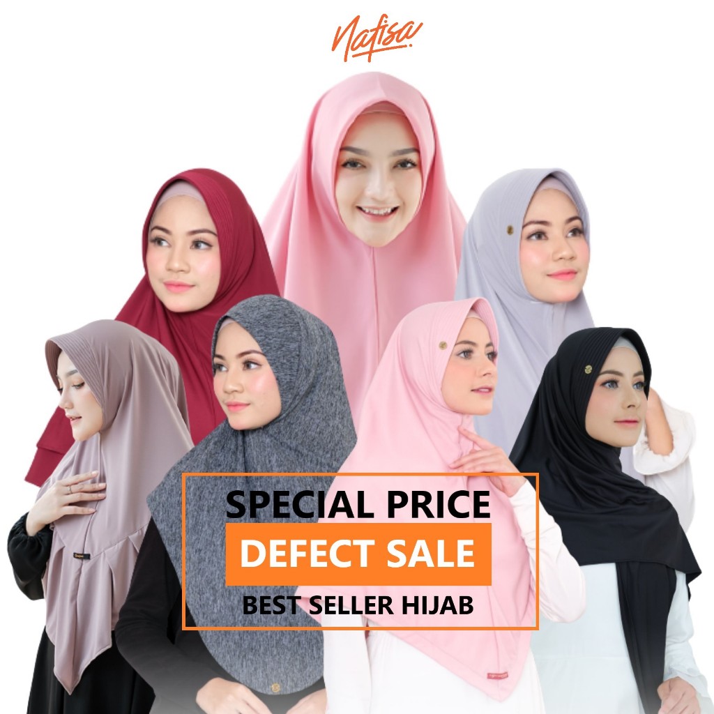 Jual Nafisa Special Price Hijab Best Seller - Hijab Instan Promo Grade ...