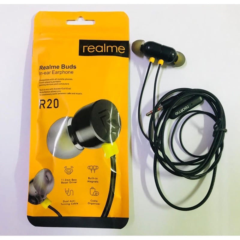 Realme r20 earphone hotsell