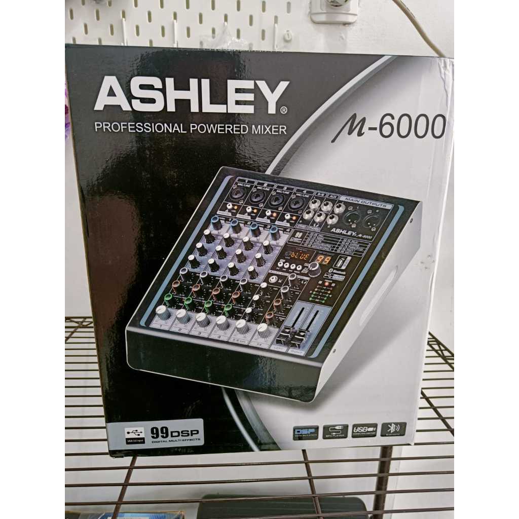 Jual POWER MIXER ASHLEY M6000 M 6000 ORIGINAL Shopee Indonesia