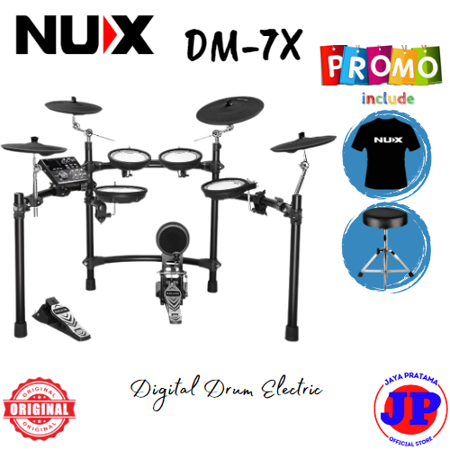 Jual Nux DM7X Digital Drum Kit Original Drum Elektrik Set DM-7X ...
