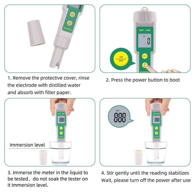 Jual ORP Meter ORP tester Oxidation Reduction Potential Analyzer Redox ...