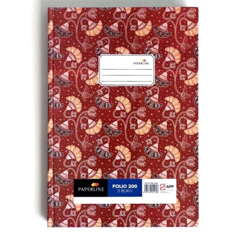 Jual Buku Tulis Hard Cover Folio 200 Lembar Paperline | Shopee Indonesia