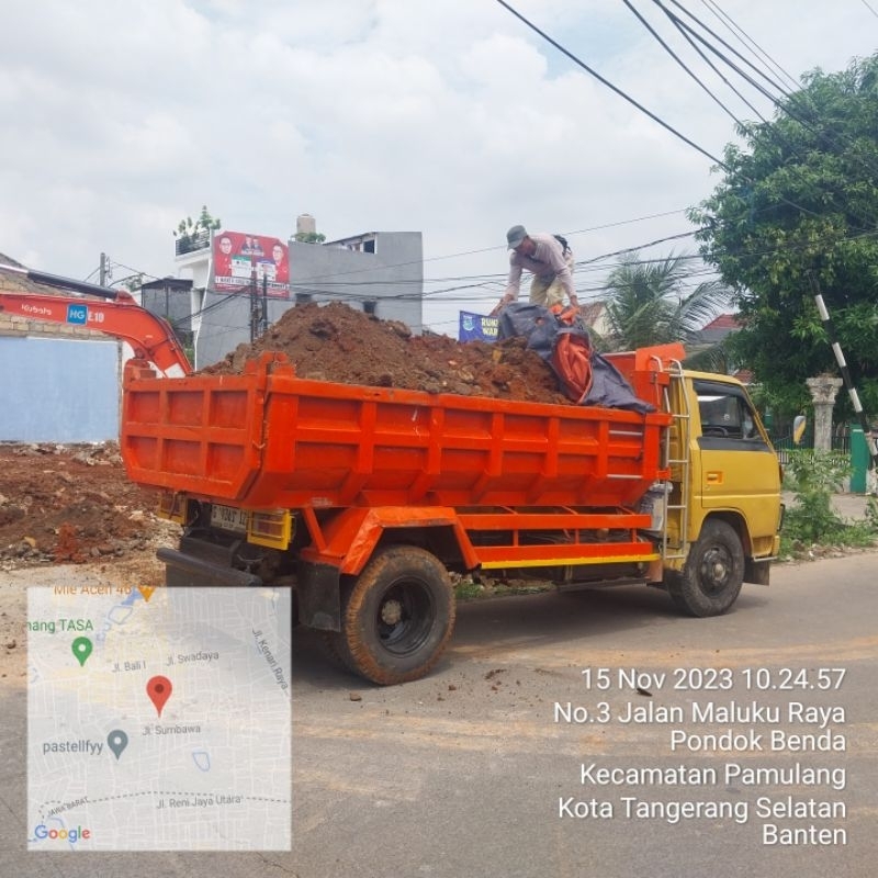 Jual Jasa Buang Puing Tanah Limbah Proyek Urugan Puing Tanah