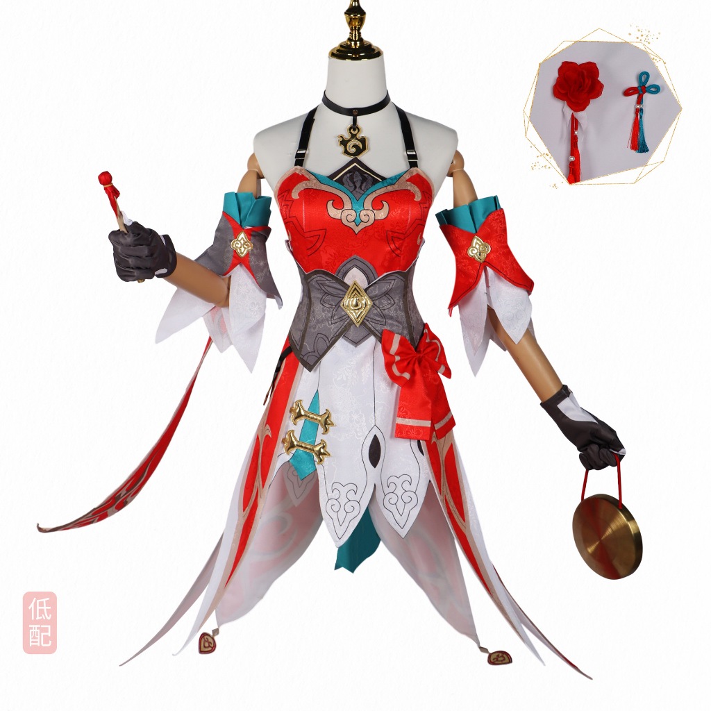 Jual Po Import China Hanya Kostum Cosplay Costume Guinafen Guinaifen Honkai Star Rail Printed 8612