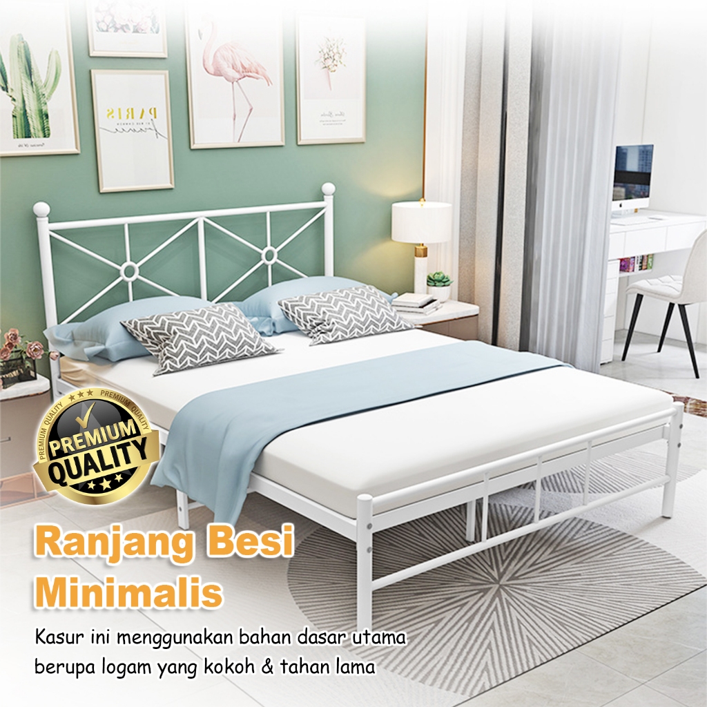 Jual Rangka Tempat Tidur Besi Tempat Tidur Dipan Ranjang Besi Design Minimalis Bed In A Box 