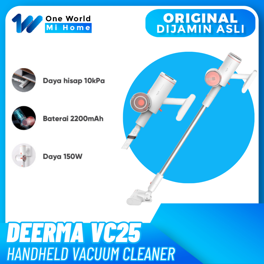 Jual Deerma VC25 Handheld Cordless Vacuum Cleaner Wireless | Shopee ...