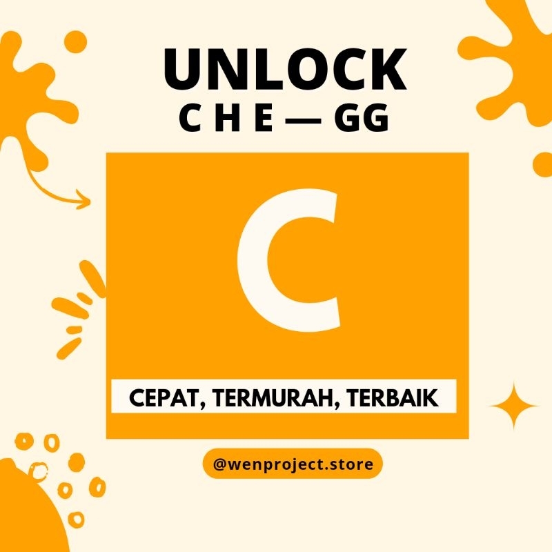 Jual Ready Unlock 𝗖𝗵𝗲𝗴𝗴 Termurah Che99 Shopee Indonesia 6052