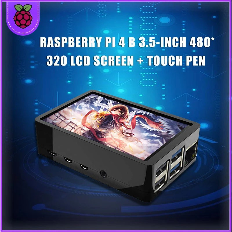 Jual Big Case Enclosure Chasing for Raspberry Pi 4B Pi 4 Support LCD ...