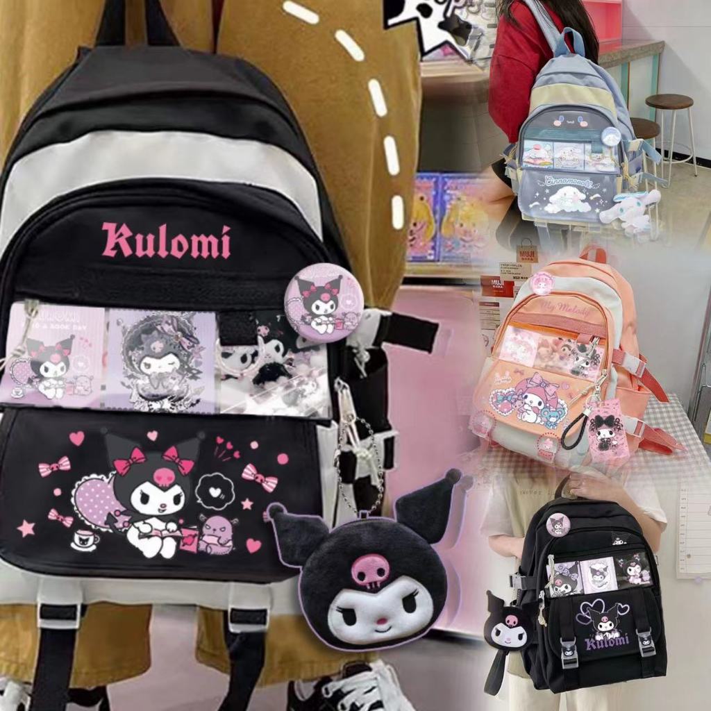 Jual Backpack Sanrio Wanita Mahasiswa Ransel Kapasitas Tinggi Sanrio ...