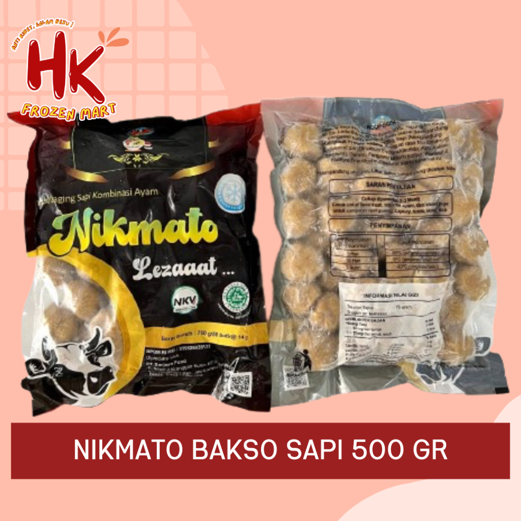 Jual Nikmato Bakso Sapi 500 Gr Isi 50 Butir Sosis Bakar Bakso Bul Bul