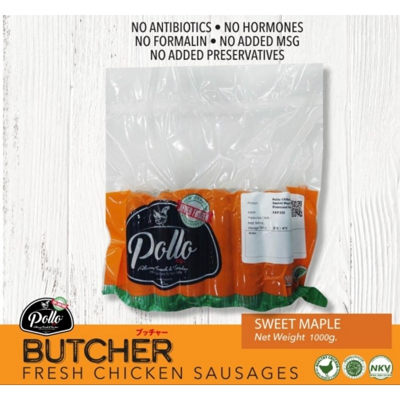 Jual POLLO butcher ( fresh sausage/ sosis ayam ) | Shopee Indonesia