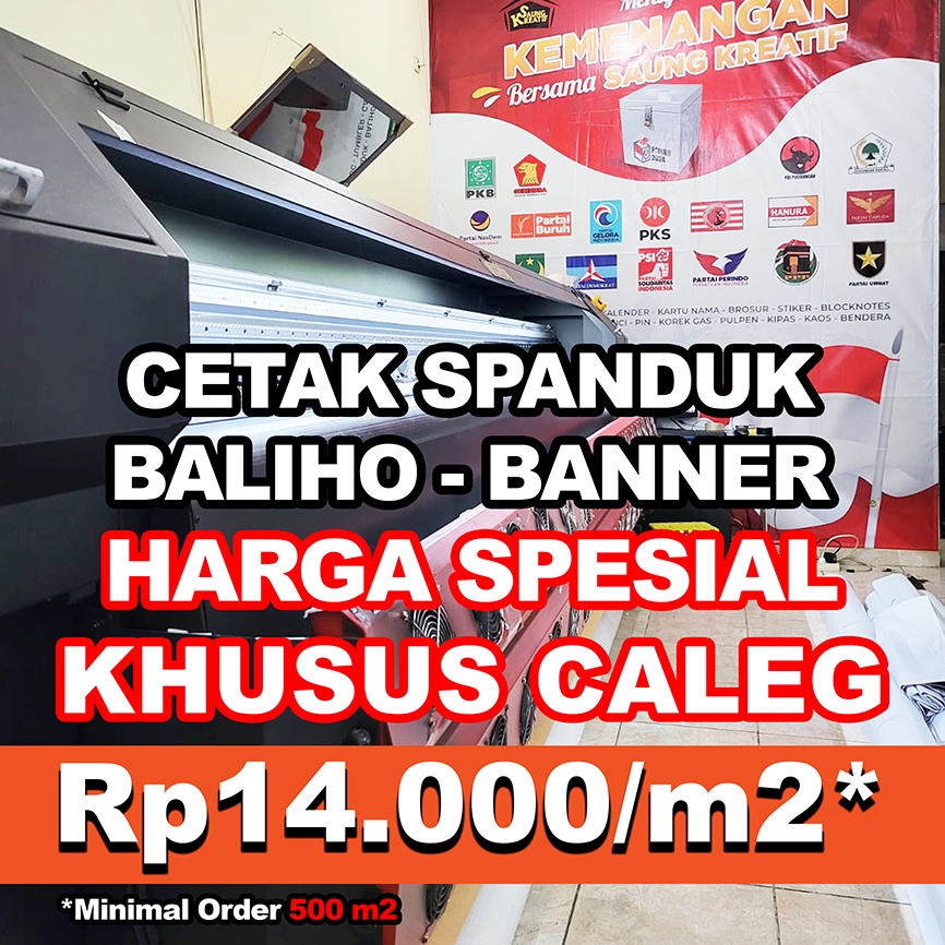 Jual Spanduk Baliho Banner Caleg Pemilu 2024 Shopee Indonesia