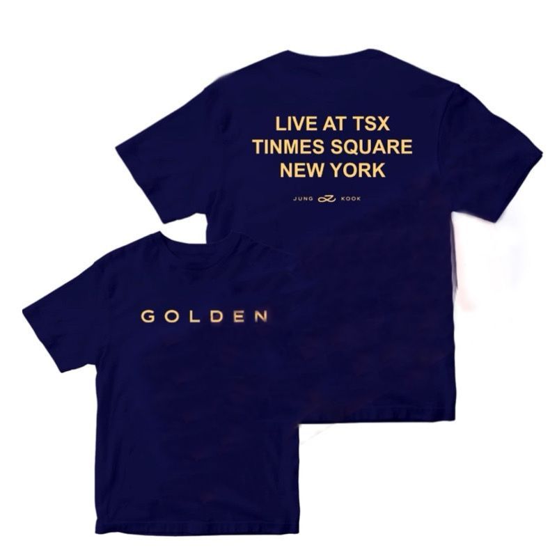 Jual KAOS KOREAN JUNGKOOK BTS GOLDEN LIVE AT TSX TINMES SQUARE