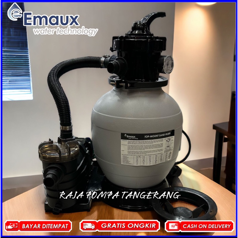 Jual Paket Pompa 3/4Hp + Sand Filter Emaux Paket Alat Kolam Renang ...